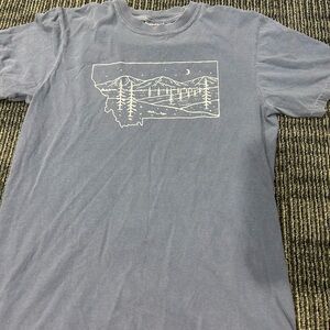 Women's Blue Graphic T-Shirt